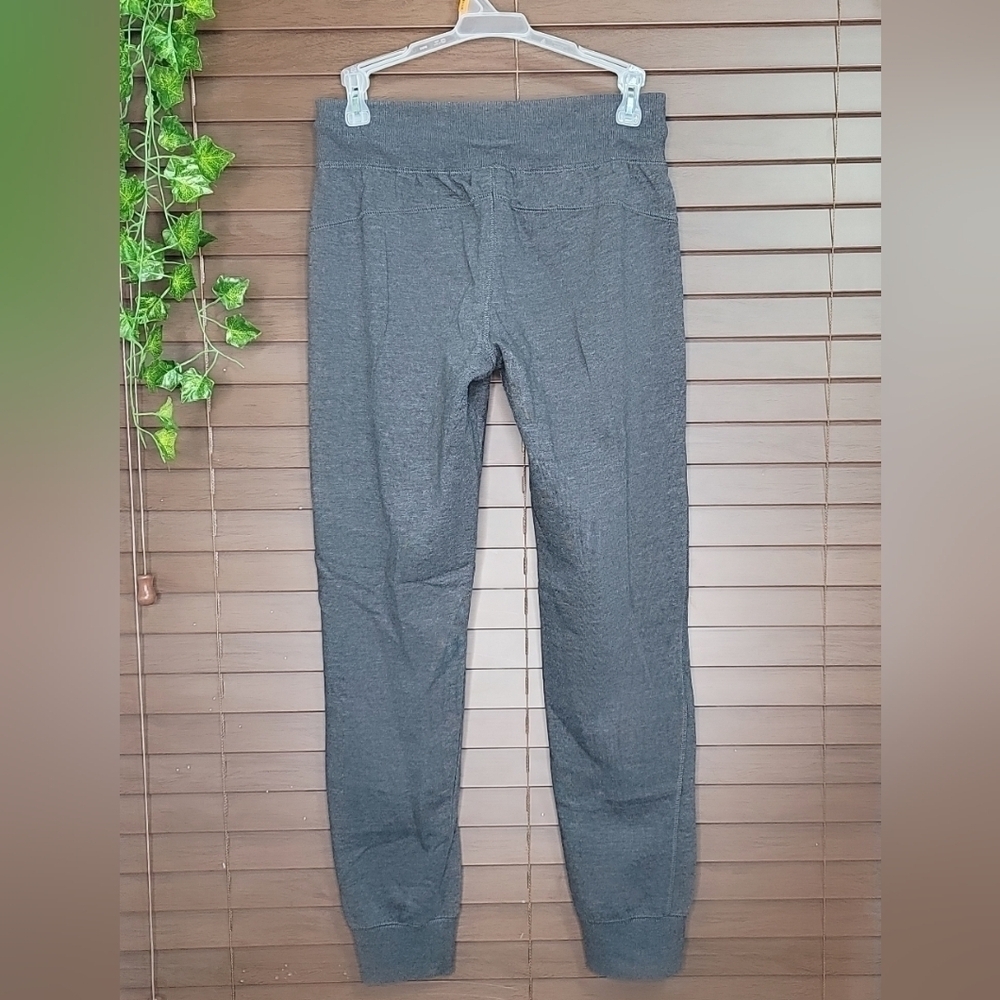 Reebok Drawstring Dark Gray Mid-rise Joggers W/Pockets Women's Size XS - Picture 2 of 13